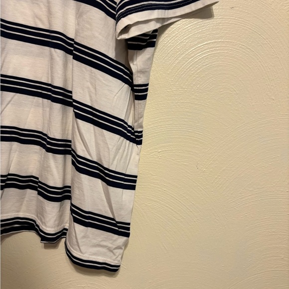 Lands' End Black and White Short Sleeve Tee - Picture 7 of 8